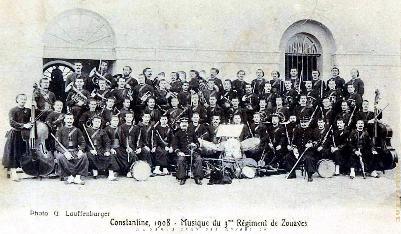 Constantine - 3e Zouaves - Musique - 1908.jpg